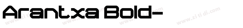 Arantxa Bold字体转换